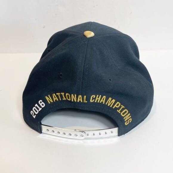 Nike Clemson 2016 National Champions Snapback Hat Navy & Gold Adjustable - Picture 3 of 7